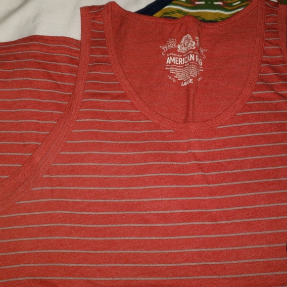 (2) tank tops multi color (med) , 1reds(lar) - Picture 3 of 3